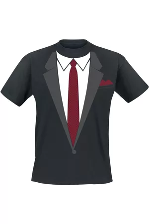 Alcohol & Party T-Shirt Magliette Divertenti di - Jacket with Tie - M a 3XL - Uomo