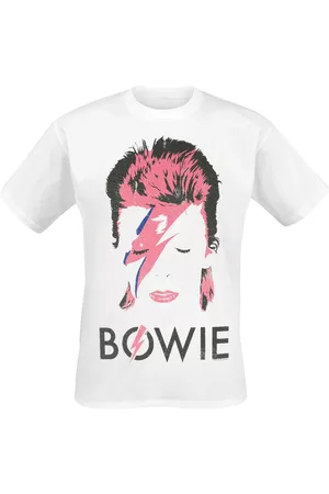 David Bowie T-Shirt di - Aladdin Sane Distressed - S a XXL - Uomo