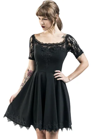 Spin Doctor Abito media lunghezza Gothic di - Amara Mini Dress - XS a 4XL - Donna