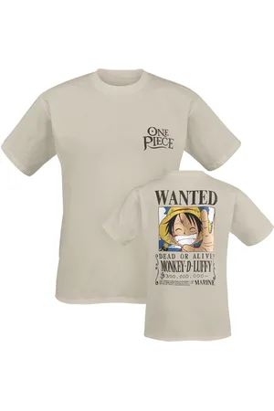 Onepiece T-Shirt Anime di - Wanted - S a XXL - Unisex