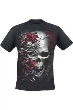 Spiral T-Shirt Gothic di - Skulls N