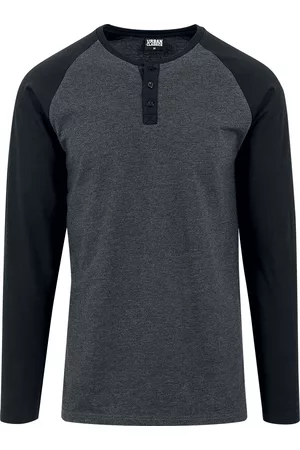 Urban classics Maglia Maniche Lunghe di - Contrast Raglan Henley L/S - M a XXL - Uomo