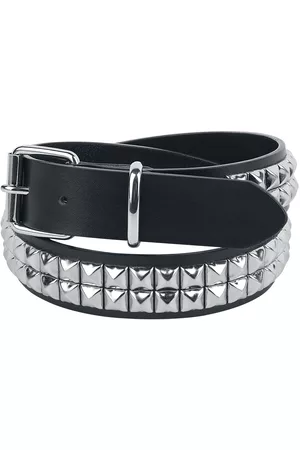 EMP Cintura di - Black Two-Row Studded Belt - Unisex