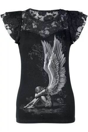 Spiral T-Shirt Gothic di - Enslaved Angel - S a XL - Donna