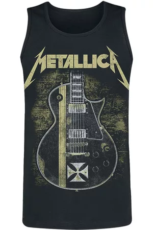 Metallica Canotta di - Hetfield Iron Cross Guitar - S a XXL - Uomo