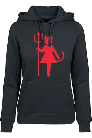 Sprüche Felpa con cappuccio Magliette Divertenti di - Female devil - S a 4XL - Donna