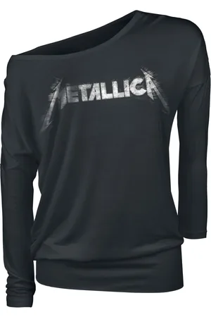 Metallica Maglia Maniche Lunghe di - Spiked Logo - XS a L - Donna
