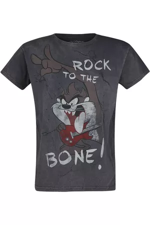 LOONEY TUNES T-Shirt di - Tasmanian Devil - Rock To The Bone! - S a 4XL - Uomo