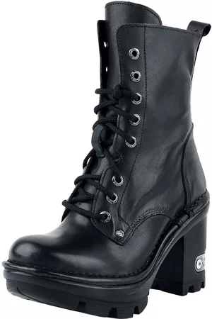 New Rock Stivali Gothic di - Neotyre Negro - EU36 a EU42 - Donna