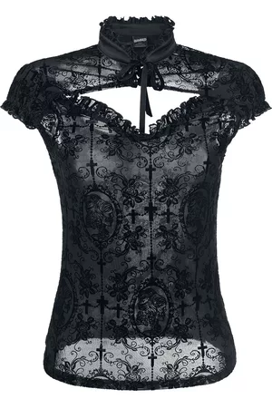 Banned Alternative T-Shirt Gothic di - Dark Lady - XS a XL - Donna