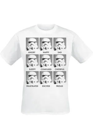 STAR WARS T-Shirt Disney di - Stormtrooper - Emotions - S a 5XL - Uomo