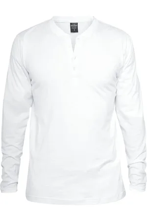 Urban classics Maglia Maniche Lunghe di - Basic Henley - S a XXL - Uomo