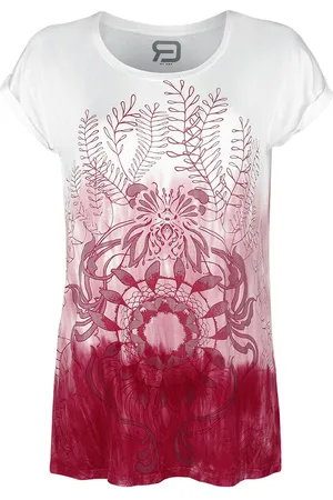 RED by EMP T-Shirt di - Colour-Run T-Shirt with Mandala Print - S a 3XL - Donna