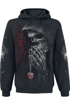 Spiral Felpa con cappuccio Gothic di - Forbidden - S a XXL - Uomo