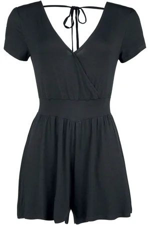 Forplay Tuta di - Overlay Back Knotted Short Jumpsuit - XS a XL - Donna