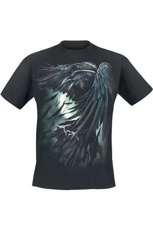 Spiral T-Shirt Gothic di - Shadow Raven - S a L - Uomo
