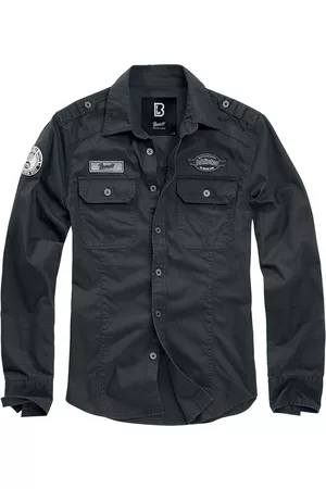 Brandit Camicia Maniche Lunghe di - Luis Shirt - S a 7XL - Uomo