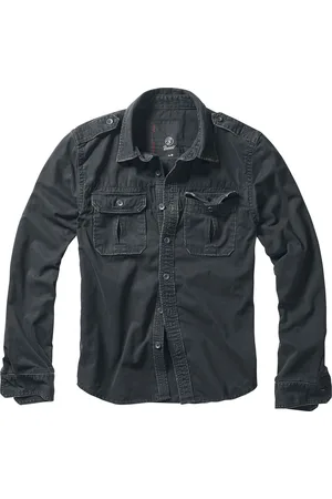 Brandit Camicia Maniche Lunghe di - Vintage Shirt - S a 7XL - Uomo