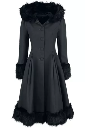 Hell Bunny Cappotti Rockabilly di - Elvira Coat - S a 3XL - Donna