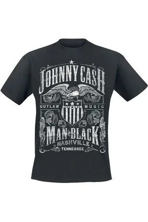 Johnny Cash T-Shirt di - Outlaw Music - M a 5XL - Uomo