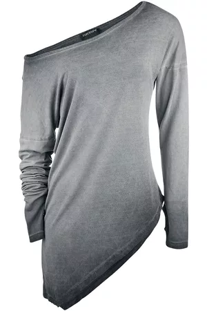 Rockupy Maglia Maniche Lunghe di - Asymetric Longsleeve - S a M - Donna