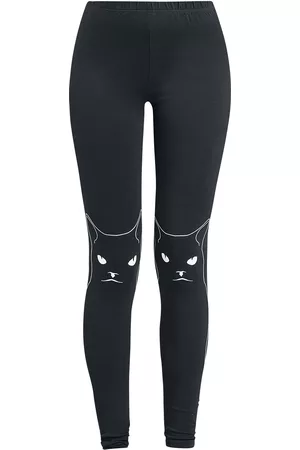 Jawbreaker Leggings Rockabilly di - Salem Grumpy Kitty - S a 4XL - Donna