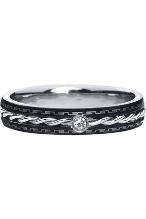 etNox Anello di - Fine Steel Ring - Donna