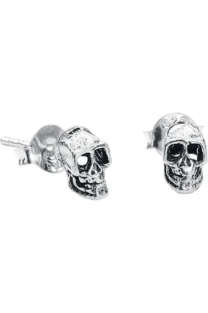 etNox Set di orecchini Gothic di - Skull - Donna