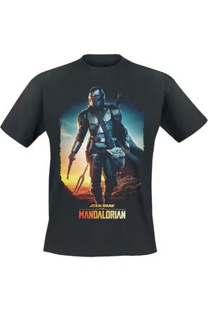STAR WARS T-Shirt di - The Mandalorian - Through the Galaxy - S a XXL - Uomo
