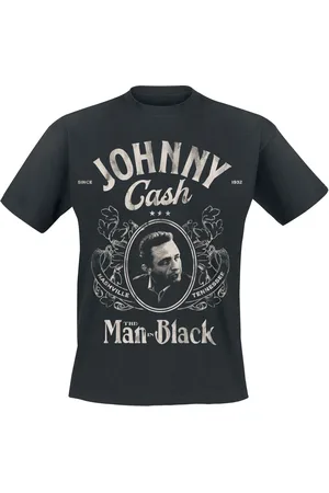 Johnny Cash T-Shirt di - The Man In Black - S a XXL - Uomo