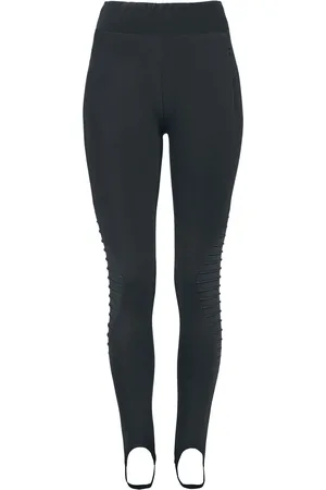 RED by EMP Leggings di - Black Leggings with Stirrups - XS a M - Donna