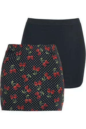 Rock Rebel Minigonna Rockabilly di - The Double Life - S a 5XL - Donna