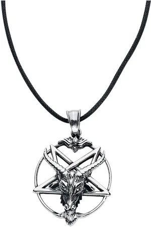 etNox hard and heavy Collana Gothic di - Goat Pentagram - Unisex
