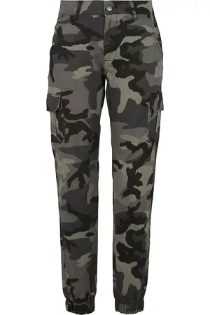 Urban classics Pantaloni modello cargo di - Ladies High Waist Camo Cargo Pants - 27 - Donna
