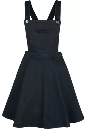 Hell Bunny Abito media lunghezza Rockabilly di - Dakota Pinafore Dress - XS a 4XL - Donna