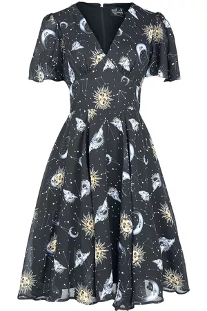 Hell Bunny Abito media lunghezza di - Solaris Dress - XS a 4XL - Donna