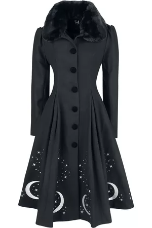 Hell Bunny Cappotti Rockabilly di - Interstellar Coat - S a XXL - Donna
