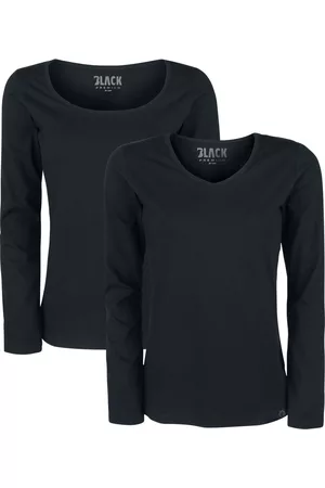 EMP Maglia Maniche Lunghe di - Longsleeve Double-Pack - S a 3XL - Donna
