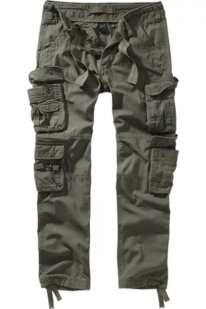 Brandit Pantaloni modello cargo di - Pure Vintage Trouser Slim - M a XXL - Uomo