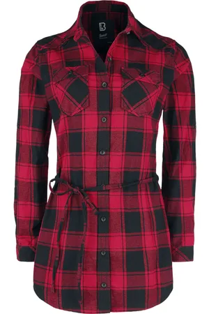 Brandit Camicia Maniche Lunghe di - Ladies Long Shirt Lucy - XS a 5XL - Donna