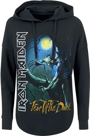 Iron Maiden Felpa con cappuccio di - Fear Of The Dark - S a L - Donna