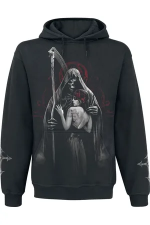 Spiral Felpa con cappuccio Gothic di - Dead Kiss - M - Uomo