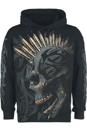 Spiral Felpa con cappuccio Gothic di - Black Gold - M a L - Uomo