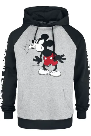 Minnie & Topolino Felpa con cappuccio Disney di - Tongue Out - S a XL - Uomo