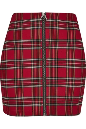 Urban classics Minigonna di - Ladies Short Checker Skirt - S a M - Donna