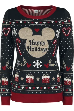 Minnie & Topolino Christmas jumper Disney di - Happy Holidays - S a XXL - Donna