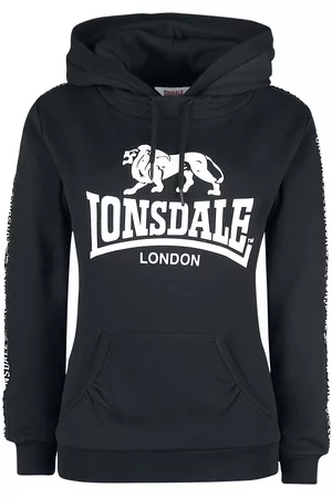 Lonsdale London Donna Hoodies - Dihewyd - Felpa con cappuccio - Donna - nero
