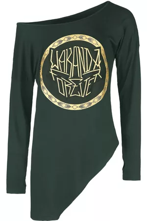 Black Panther Maglia Maniche Lunghe di - Golden logo - S a M - Donna
