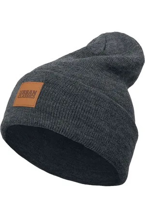 Urban classics Beanie di - Leatherpatch Long Beanie - Unisex