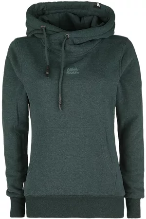 alife kickin JohnsonAK A Sweat - Felpa con cappuccio - Donna - verde scuro